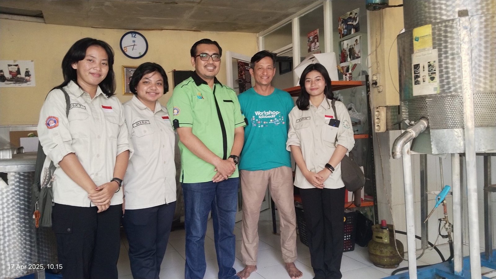 (Kuliah Industri digelar di Jawa Sehati Mulia (JSM) Jln Kol Sugiono 18 Kemantren Jabung Kabupaten Malang)